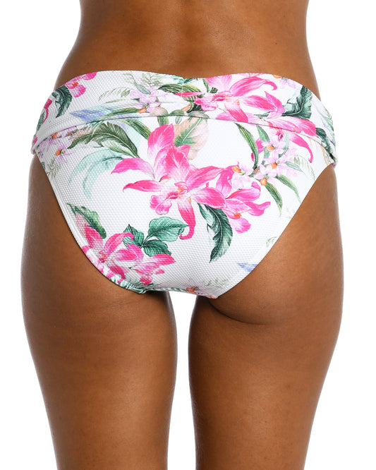 Lucky Brand Las Dalias Printed Hipster Bikini Bottom in White – CheapUndies