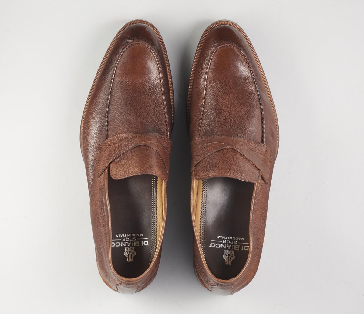 Corsica Leather Loafer in Cacao – John Craig