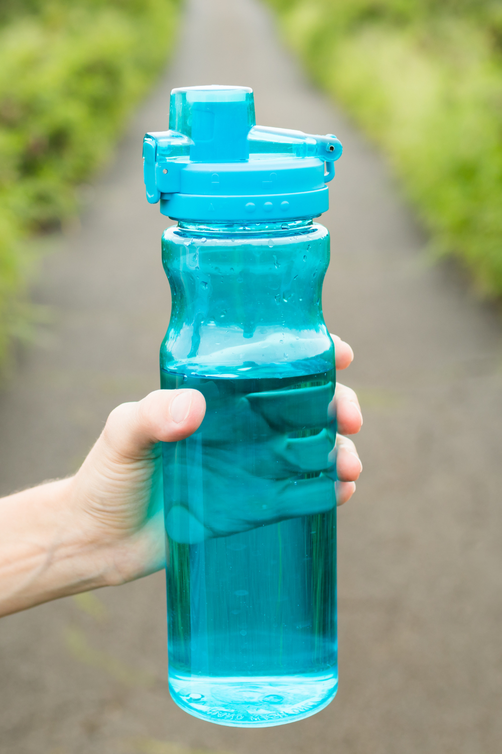 plastic water bottle