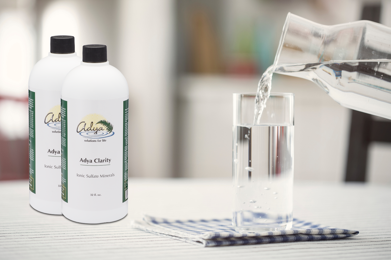 adya clarity ionic minerals water purification solution