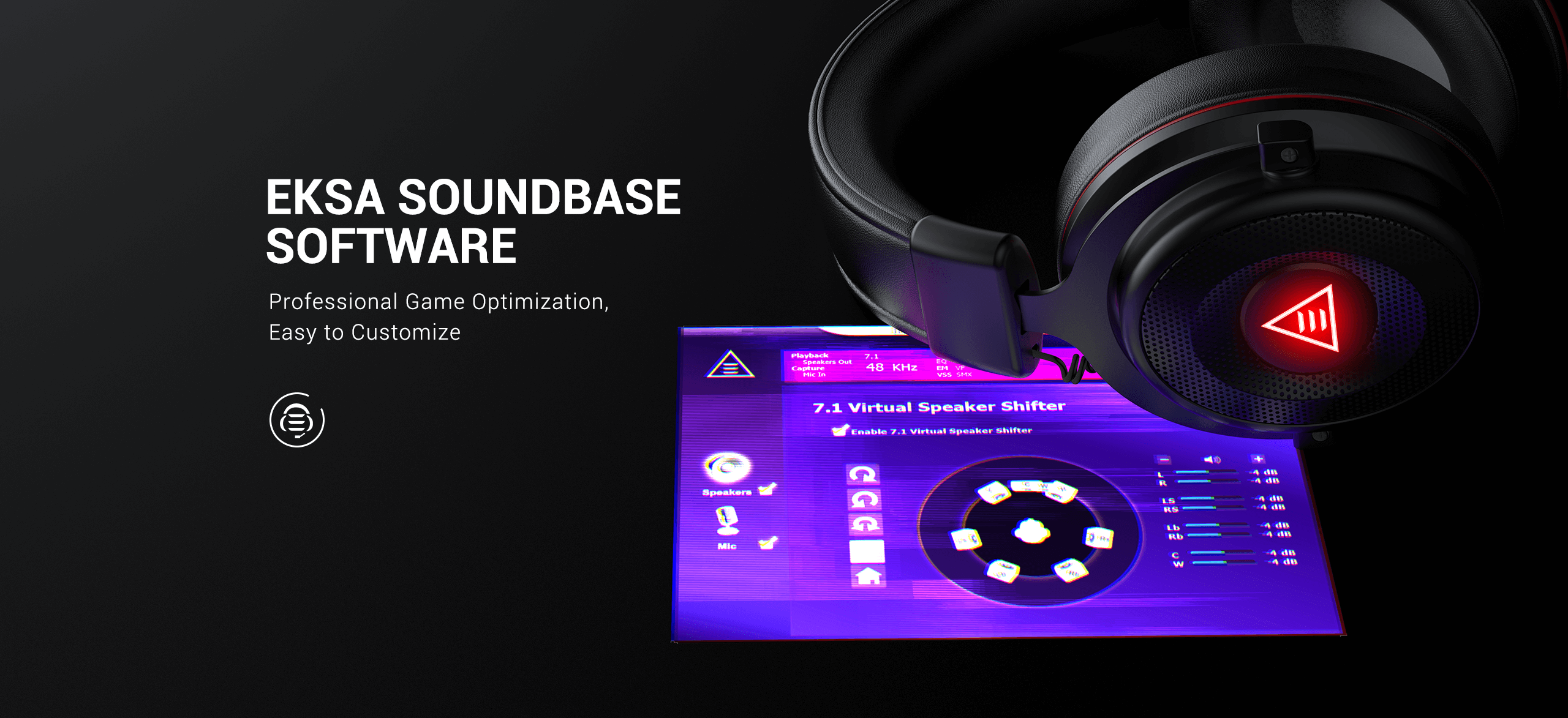 Custom Surround Sound Software for EKSA E900 Pro Gaming Headset