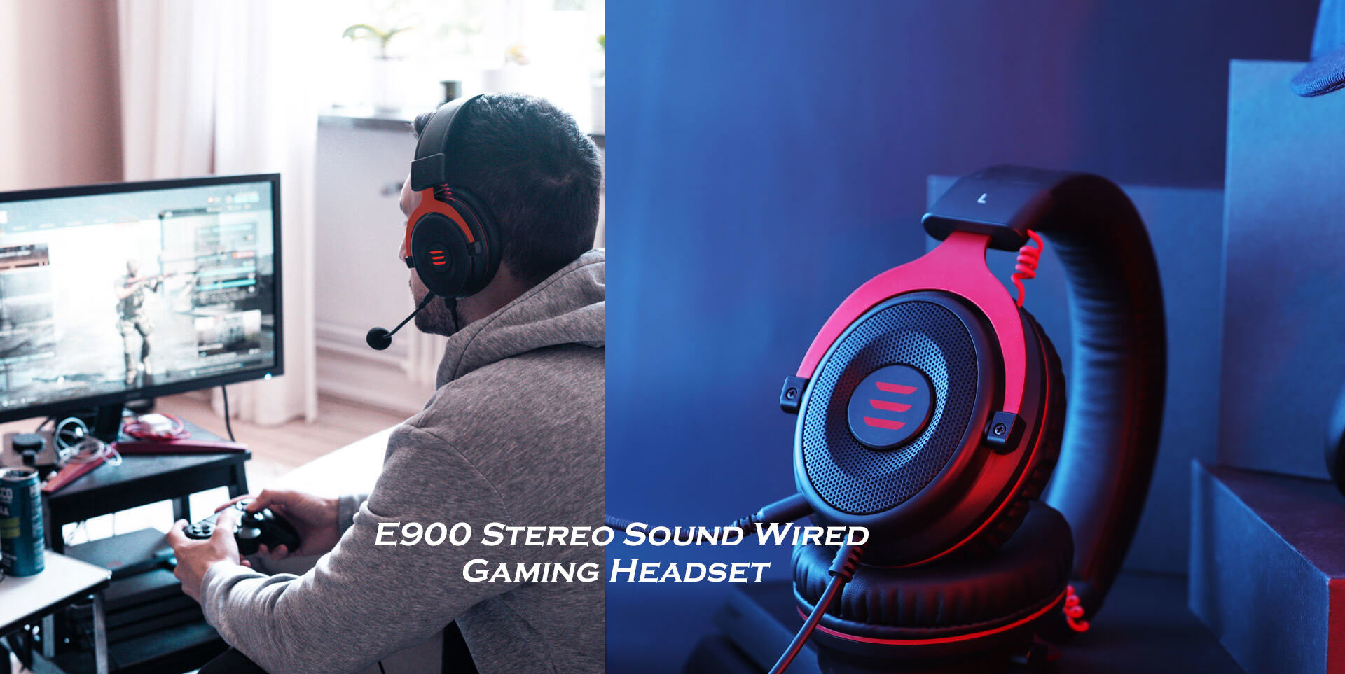 EKSA® E900 3D Stereo Sound Gaming Headset