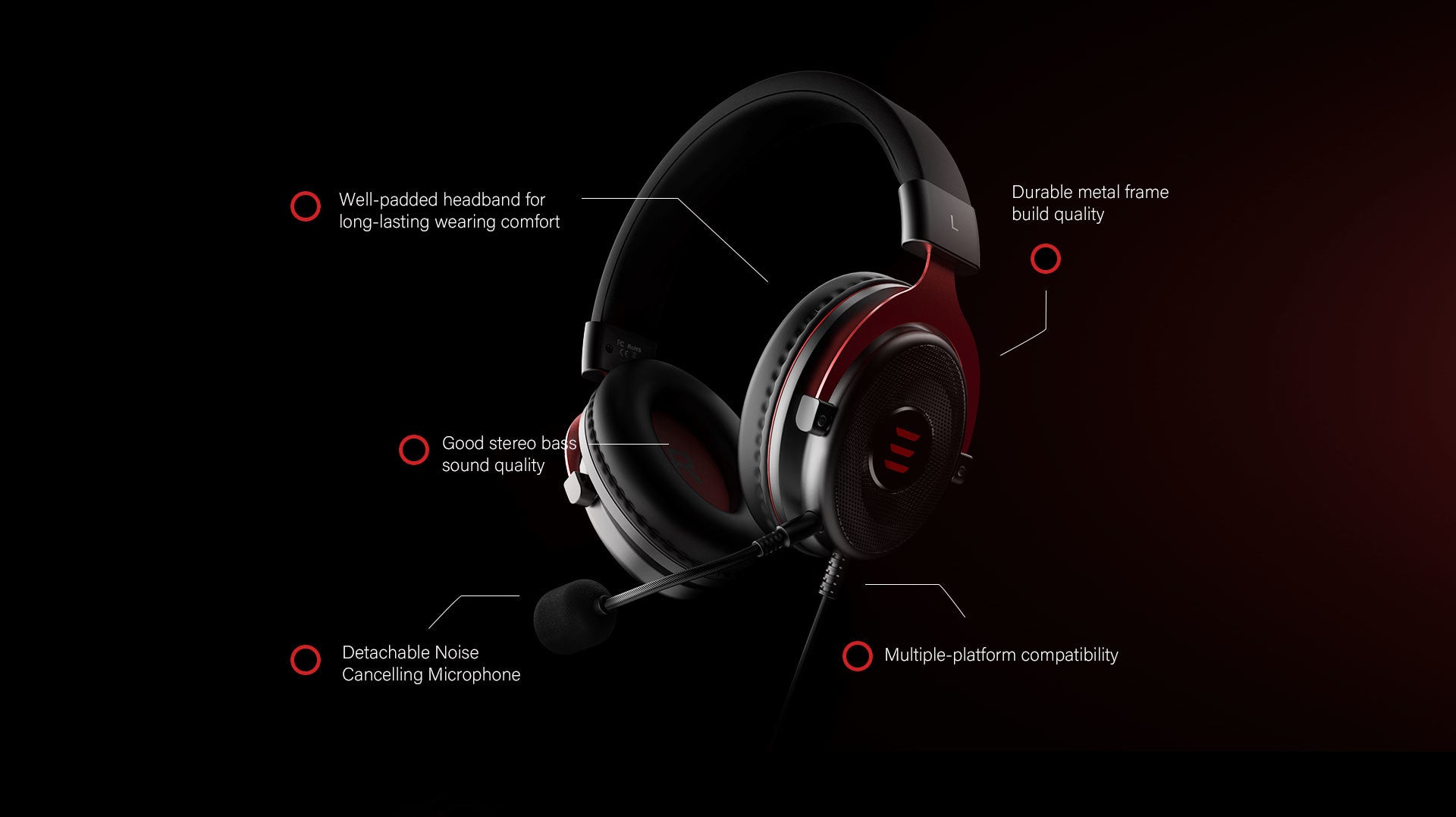 EKSA® E900 3D Stereo Sound Gaming Headset