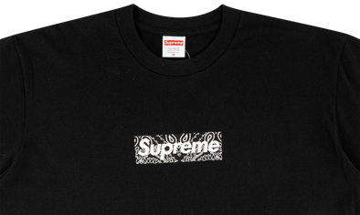 Supreme “Bandana Box Logo” Tee Black – STVTEMENT
