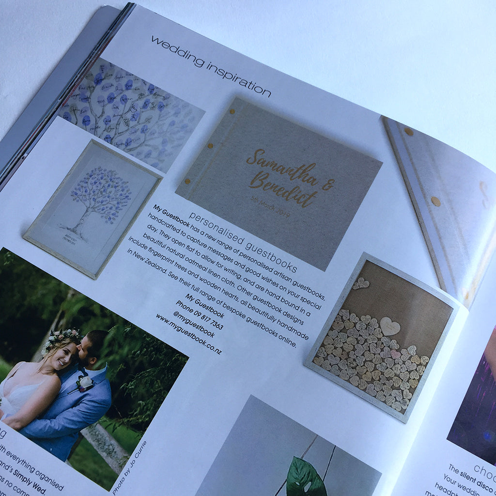 bride and groom magazine my guestbook feature
