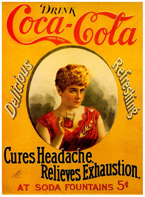 cocaïne tonic supplement drankje uit het jaar 1900