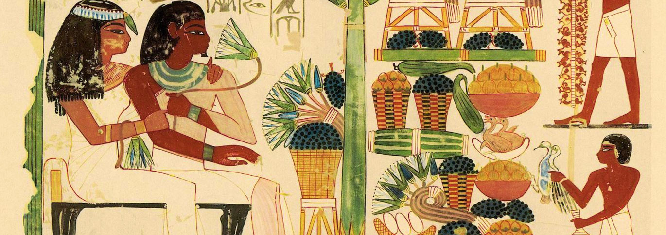 supplementen en voedsel in de tijd van de Egyptenaren