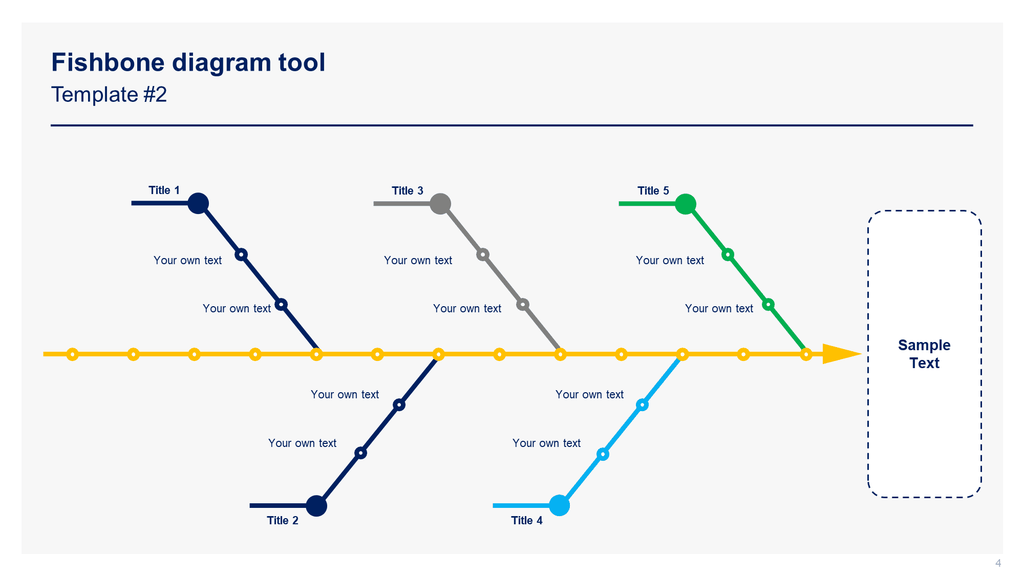 Fishbone Diagrams Templates in Powerpoint