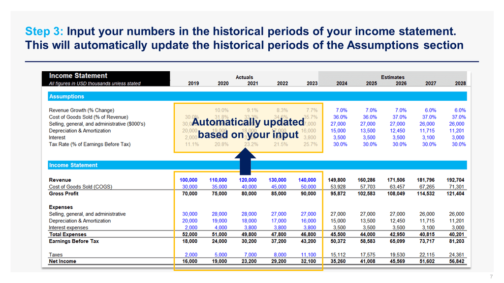 Income Statement Template