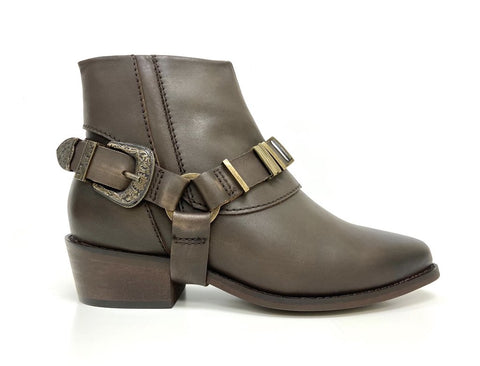 Cowgirl Ankle Boot Brown oobash