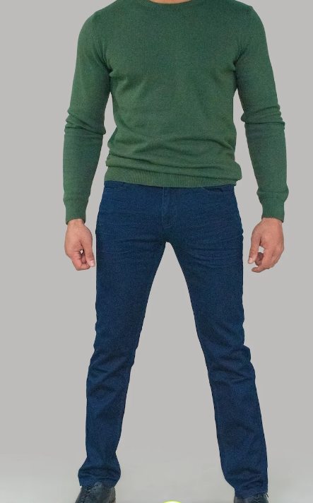 Elliot Navy Stretch Slim Fit Jeans - EsquireFormalWear