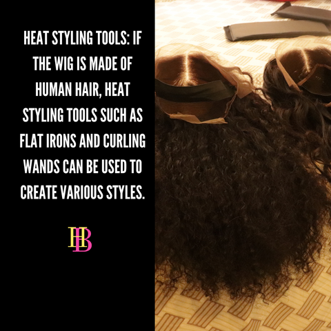 Curling irons to style your hair bundles and wigs