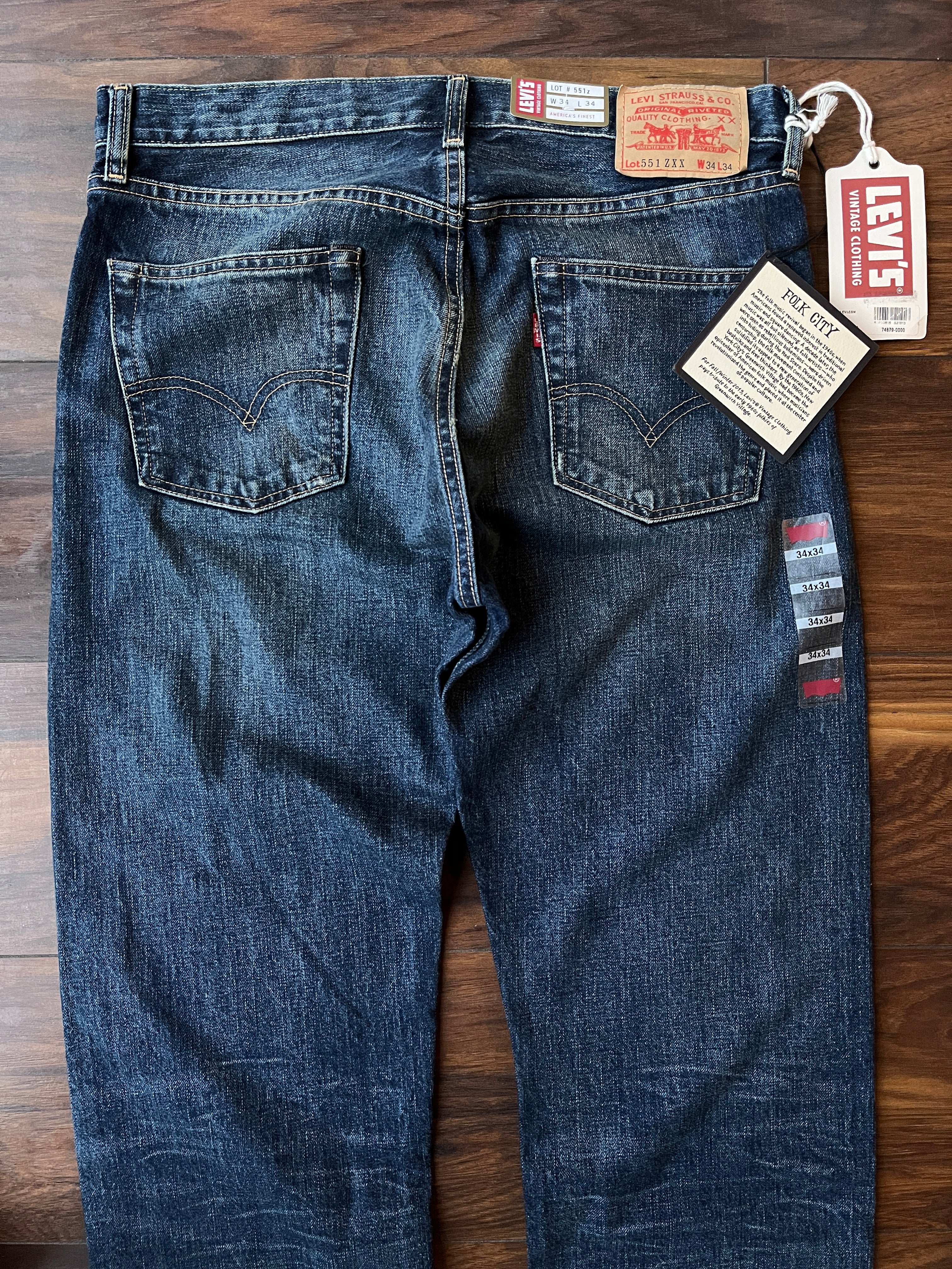 LEVI'S VINTAGE CLOTHING 1961 551Z JEAN – CRAFTMAN