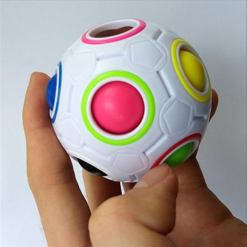 rainbow puzzle ball