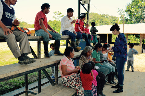 talking with farmers 