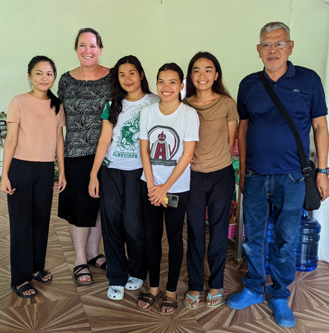 indi chocolate got to visit Sir Flor's Farm School and meet who we hope will be the next generation of female cacao farmers in the Philippines.