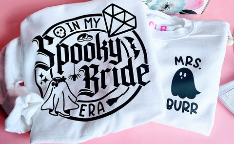 Personalized Spooky Bride Sweatshirt