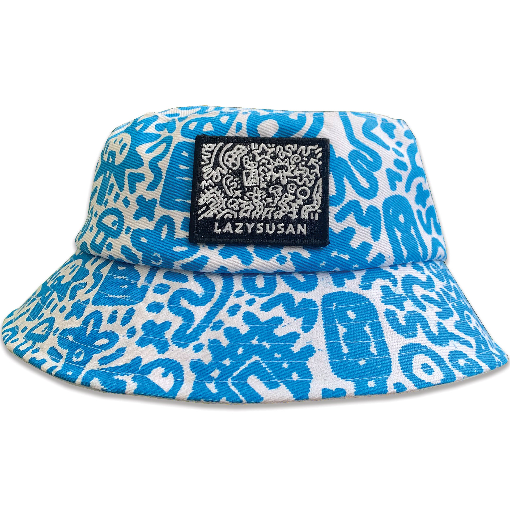 neon blue bucket hat