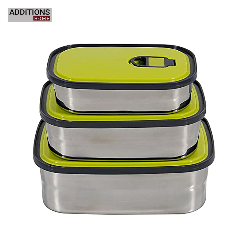 Stainless-Steel Leak-Proof Lunch Box for Office , Airtight Tiffin Box –  Additions Home