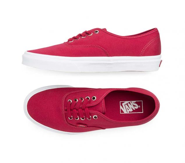 vans authentic crimson