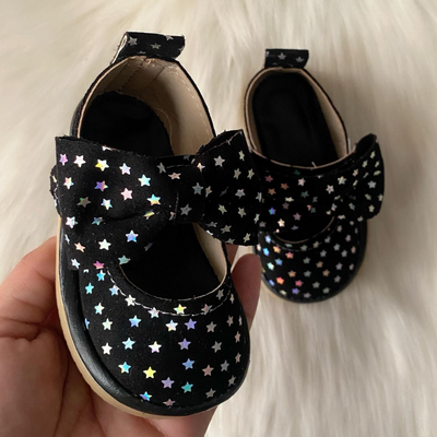 Zapatito Estrellas negro