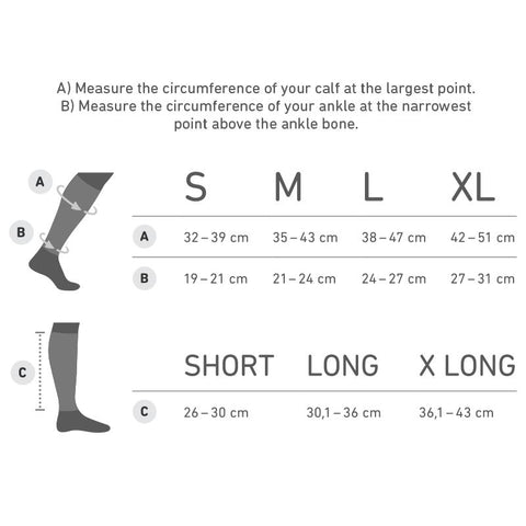 Bauerfeind Sports Compression Sleeves Lower Leg Size Chart