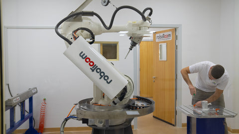 State-of-the-art milling robotic machine for orthopedics.