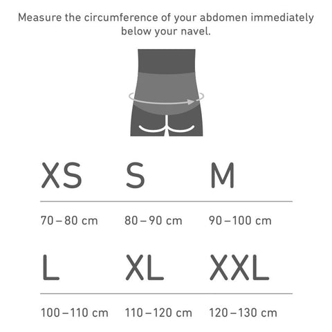 Bauerfeind Sports Back Support Size Chart