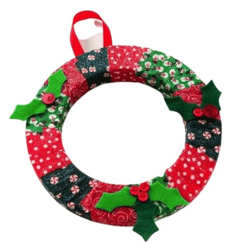 Handa-Crafts-Curtain-wreath-christmas-project
