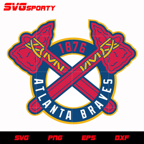 Atlanta Braves Text Logo 2 svg, mlb svg, eps, dxf, png, digital file f –  SVG Sporty