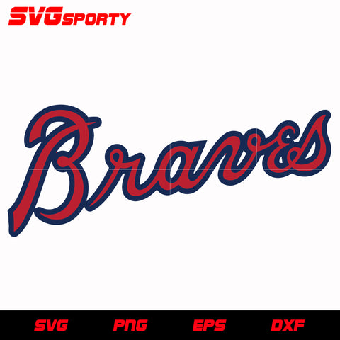 Atlanta Braves Logo svg, mlb svg, eps, dxf, png, digital file for cut – SVG  Sporty