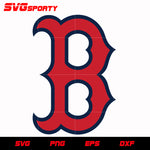 Boston Redsox B Logo svg, mlb svg, eps, dxf, png, digital file for cut ...