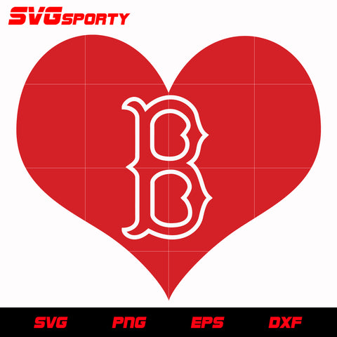 Boston Red Sox Baseball Set Design SVG Files, Cricut, Silhouette Studio,  Digital Cut Files