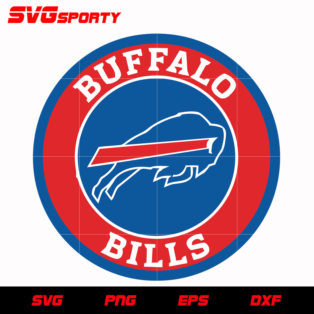Buffalo Bills Circle Logo svg nfl svg eps dxf png digital file