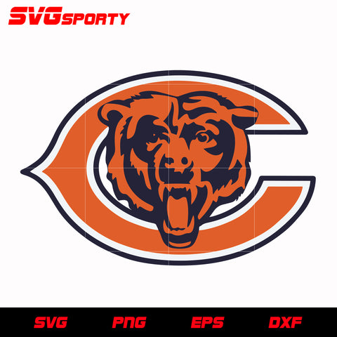 12 Styles NFL Chicago Bears Svg. Chicago Bears Svg, Eps, Dxf, Png. Chicago  Bears Vector Logo Clipart, Chicago Bears Clipart Svg, Files For Silhouette, Chicago  Bears Images Bundle, Chicago Bears Cricut Files