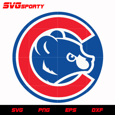 Chicago Cubs, Chicago Cubs Svg, Cubs Svg, MLB Svg, Baseball