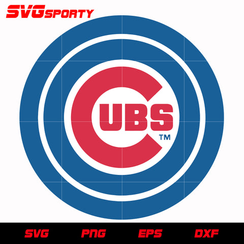 Chicago Cubs Baseball Set Design SVG Files, Cricut, Silhouette Studio,  Digital Cut Files, New Jersey