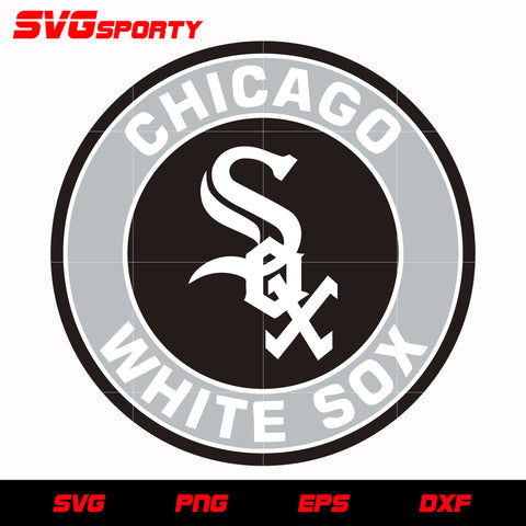 MLB Logo Chicago White Sox, Chicago White Sox SVG, Vector Chicago White Sox  Clipart Chicago White Sox Baseball Kit Chicago White Sox, SVG, DXF, PNG, Baseball  Logo Vector Chicago White Sox EPS