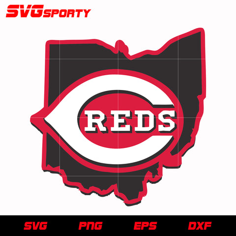 Cincinnati Reds Mlb Svg Cut Files Baseball Clipart – Creativedesignmaker