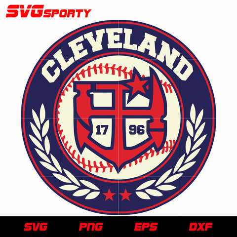 Cleveland Guardians C Logo SVG Cut File - Free Sports Logo Downloads