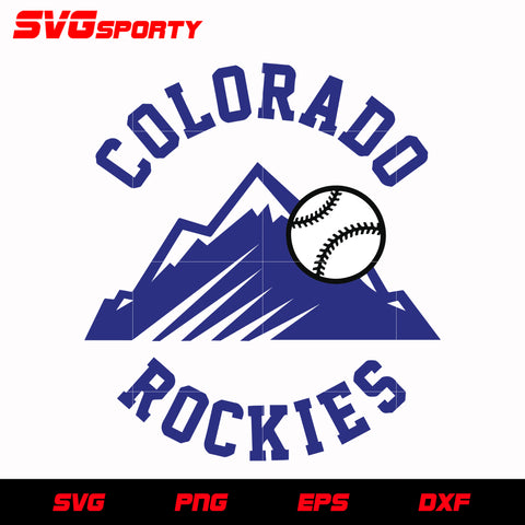 Colorado Rockies Baby Yoda Sport SVG Graphic Design File