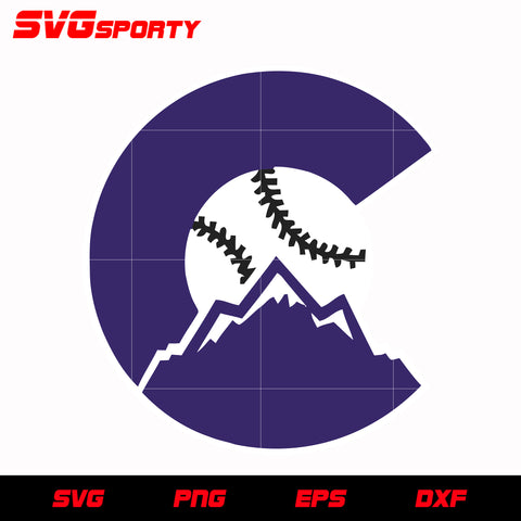 Free Free Rockies Baseball Svg 596 SVG PNG EPS DXF File