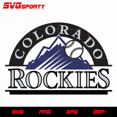 Colorado Rockies CR Logo Svg Png online in USA