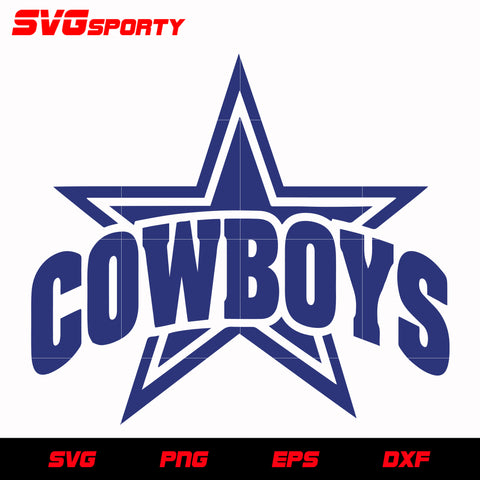 Download Dallas Cowboys Logo 2 svg, nfl svg, eps, dxf, png, digital ...