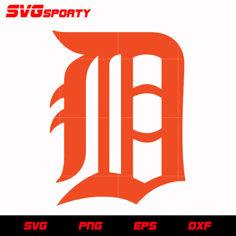 Detroit Tigers SVG • MLB Baseball Team T-shirt Design SVG Cut