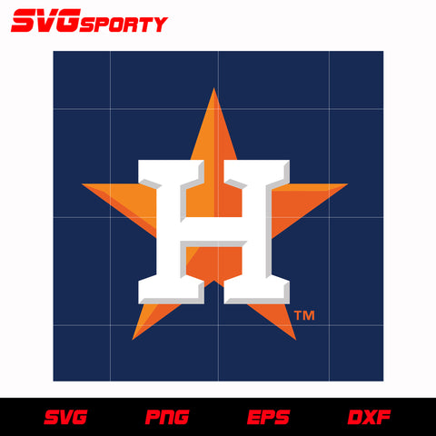 Houston Astros Wordmark SVG Cut File - Free Sports Logo Downloads