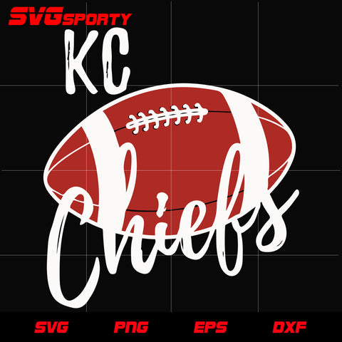 Kansas City Chiefs Heart 2 svg, nfl svg, eps, dxf, png, digital file – SVG  Sporty