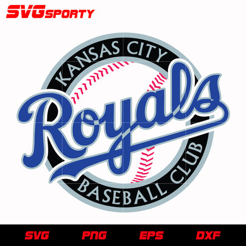 Kansas City Baseball SVG PNG DXF with KC Skyline