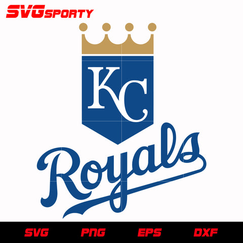 Kansas City Royals SVG • MLB Baseball Team T-Shirt Design SVG Cut Files