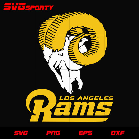helmet Los Angeles Rams svg,eps,dxf,png file – lasoniansvg